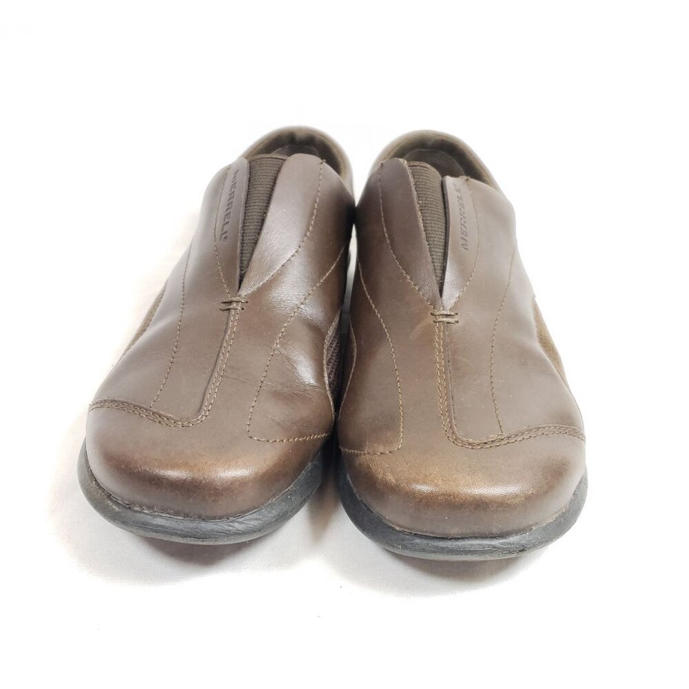 Merrell Quest Flex Slip On Shoes Women's Size 6.5/37 Brown Leather - Picture 6 of 8